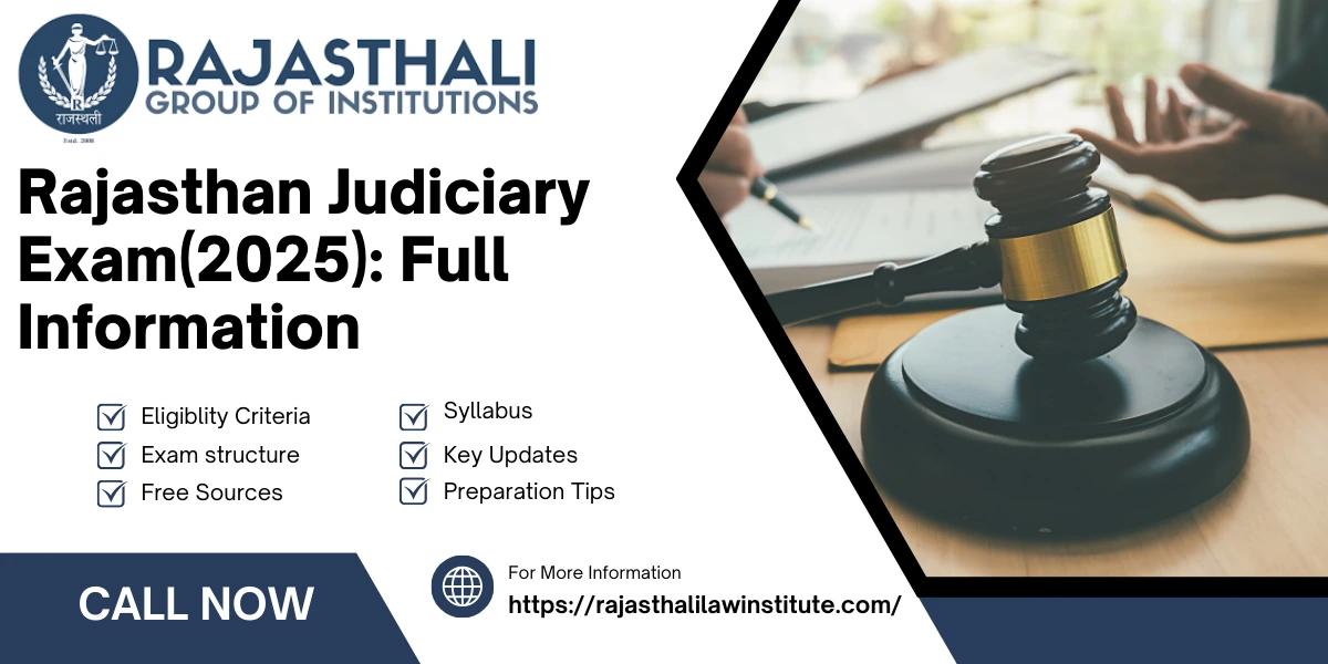 Read more about the article Rajasthan Judiciary Exam(2025): Full Information