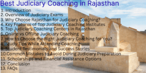 Read more about the article Best Judiciary Coaching in Rajasthan