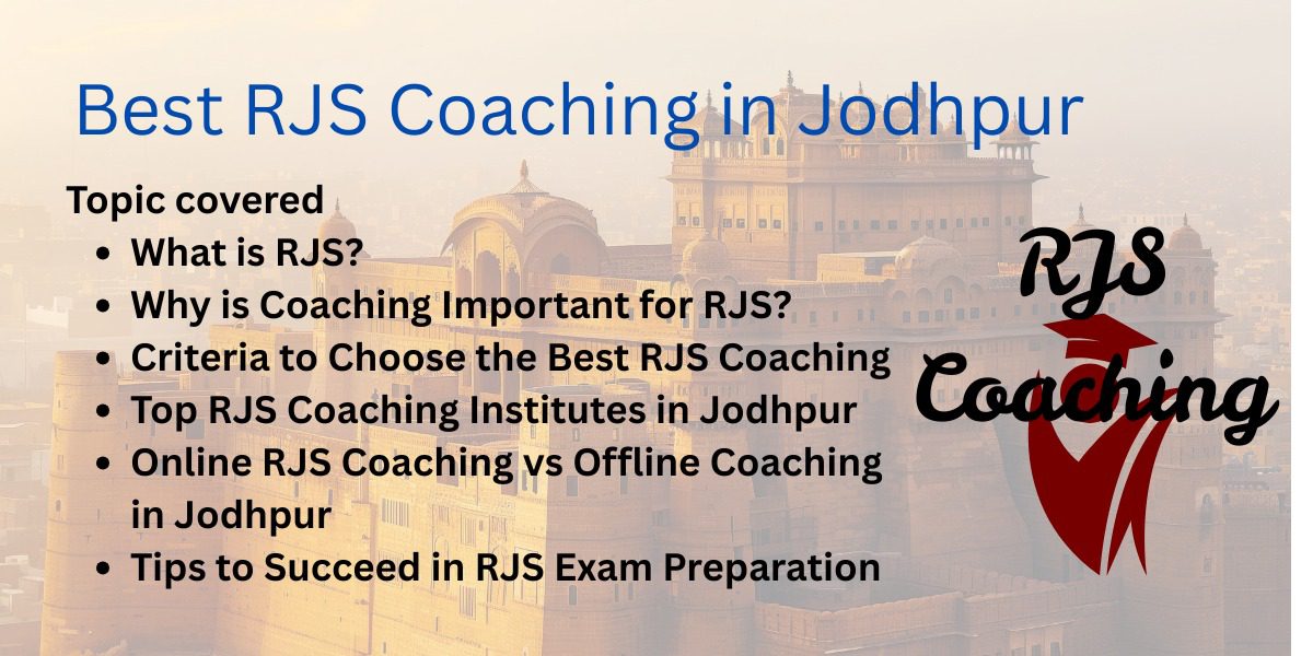 Read more about the article Best RJS Coaching in Jodhpur